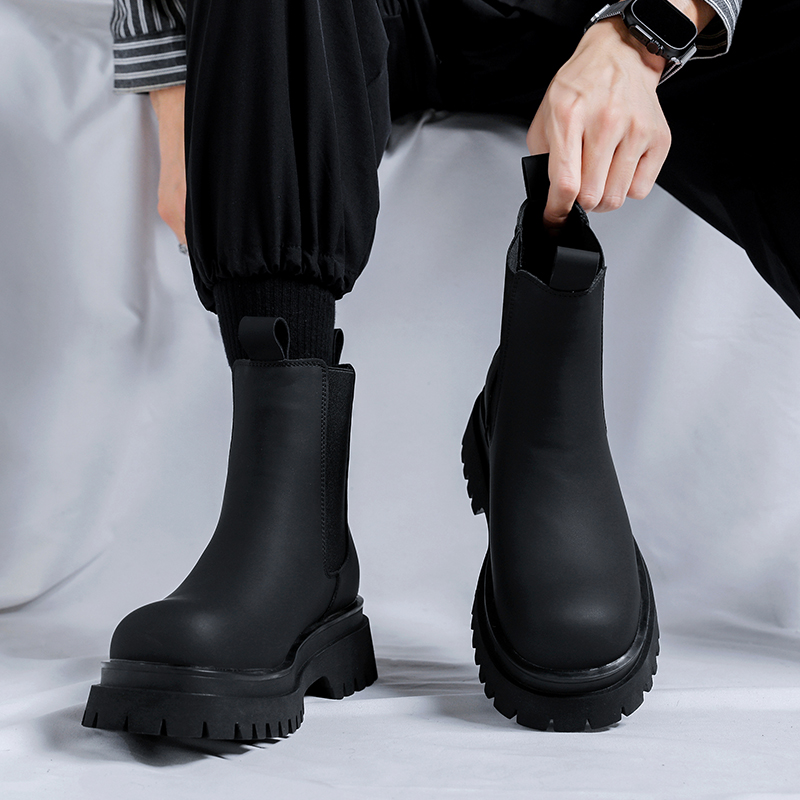 2026 Platform Black High Top B - Fashion Men'S Boots recension och pris