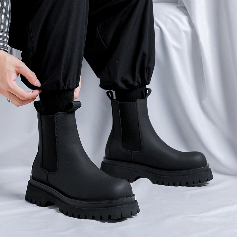 2026 Platform Black High Top B - Fashion Men'S Boots recension och pris