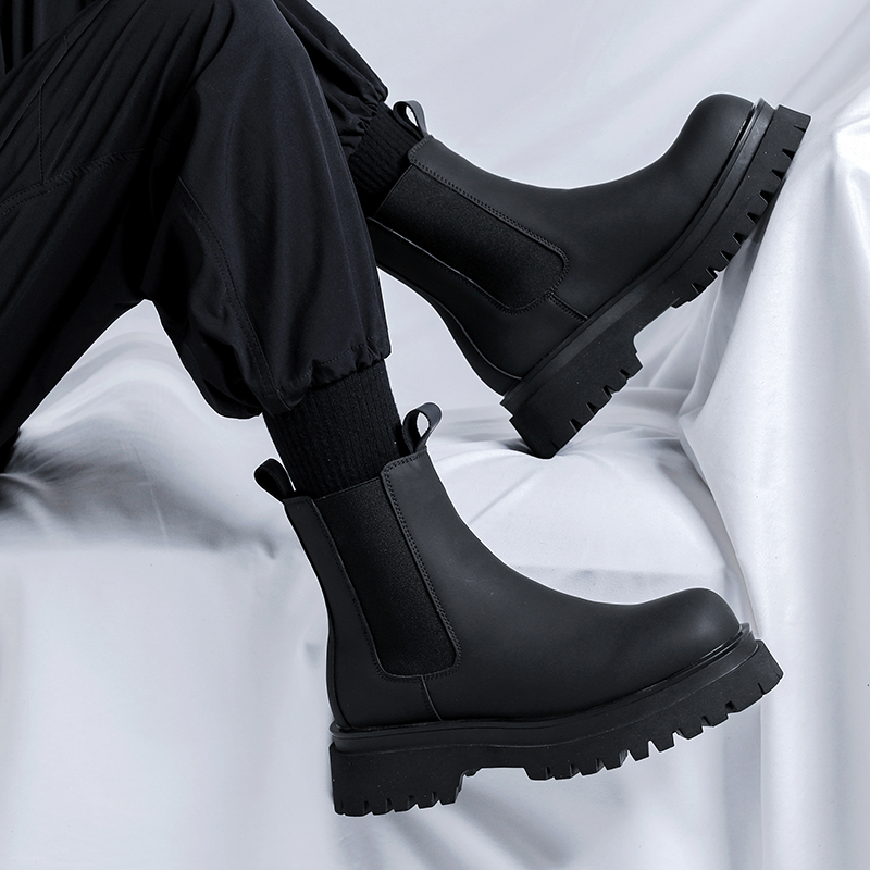 2026 Platform Black High Top B - Fashion Men'S Boots recension och pris