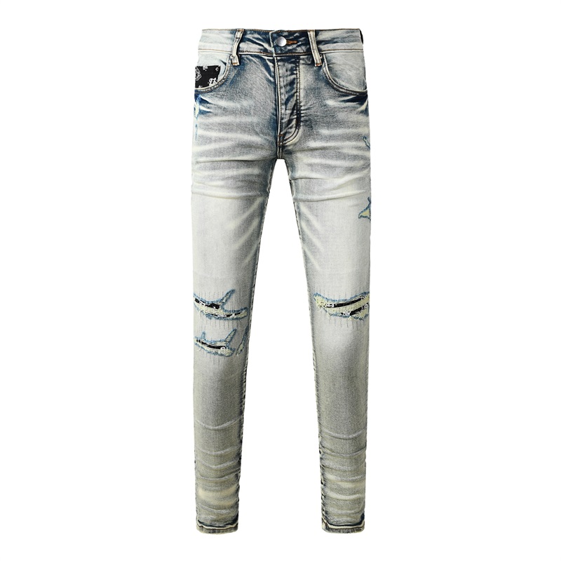 Fashion Americans Brands Men's - Skinny Jeans Ripped recension och pris