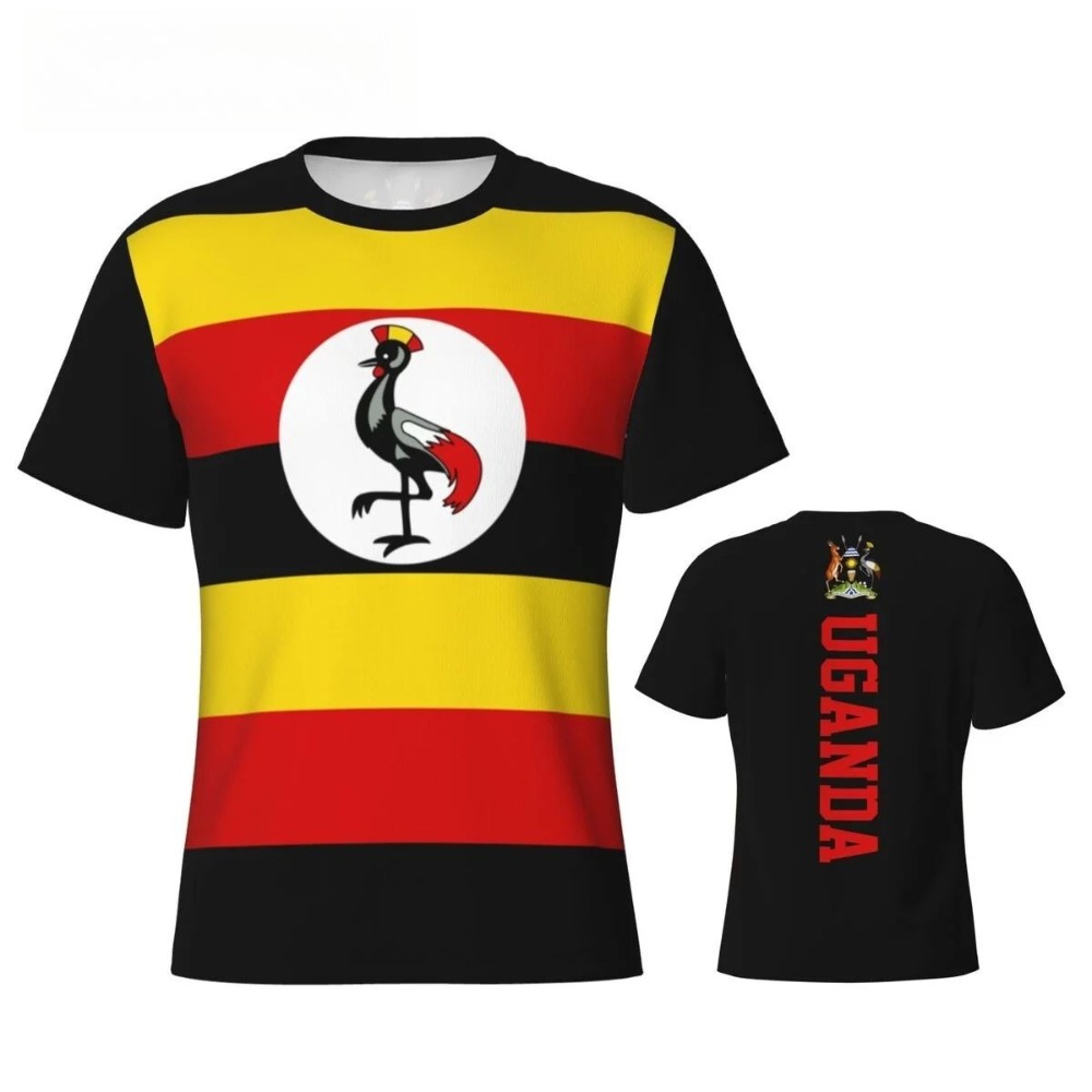 Uganda Flag Crane Emblem Print - Men Fashion Uganda recension och pris