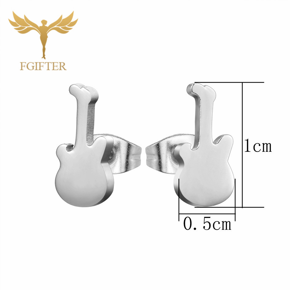 12 Pairs Music Guitar Earrings - Mens Fashion Store recension och pris