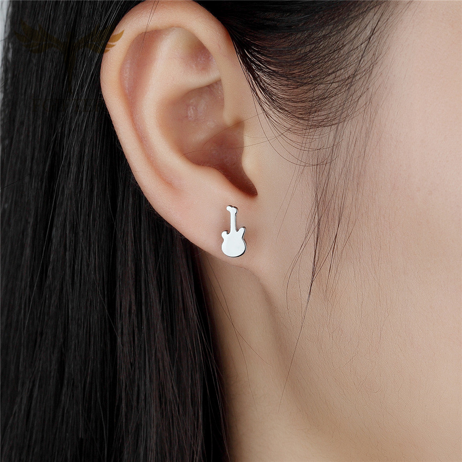 12 Pairs Music Guitar Earrings - Mens Fashion Store recension och pris