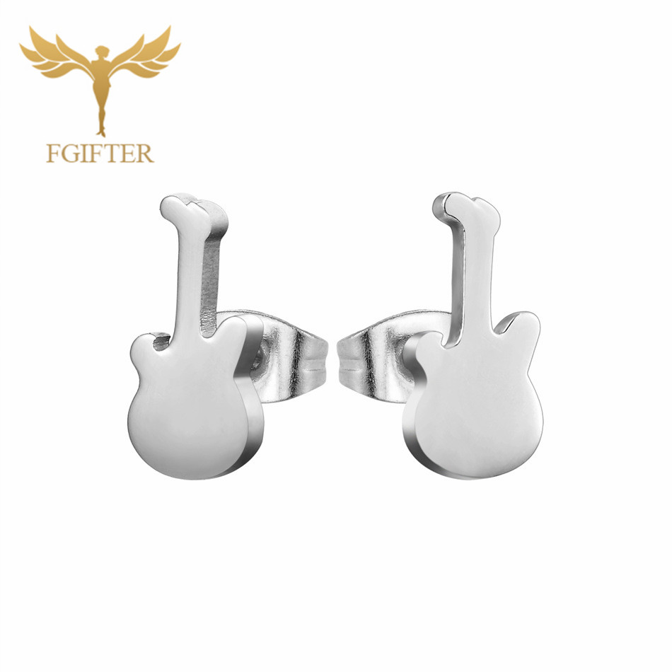 12 Pairs Music Guitar Earrings - Mens Fashion Store recension och pris