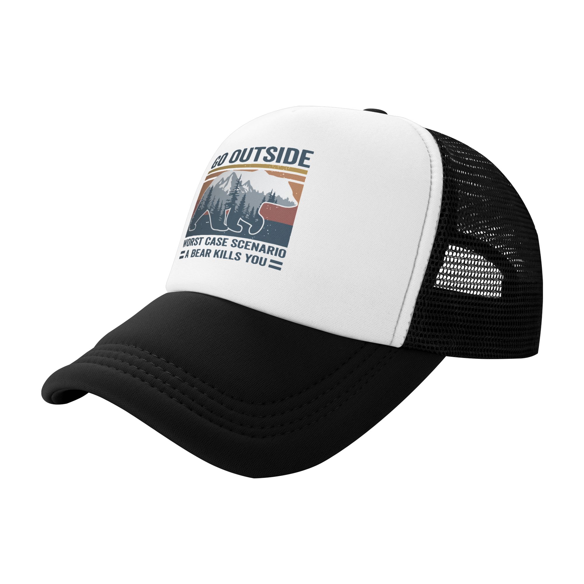 Go Outside Worst Case Scenario - Trucker Hat Cap recension och pris