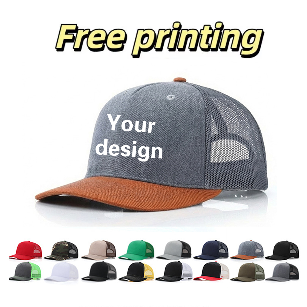 Custom Cap Print With Logo Per - Trucker Hat Cap recension och pris