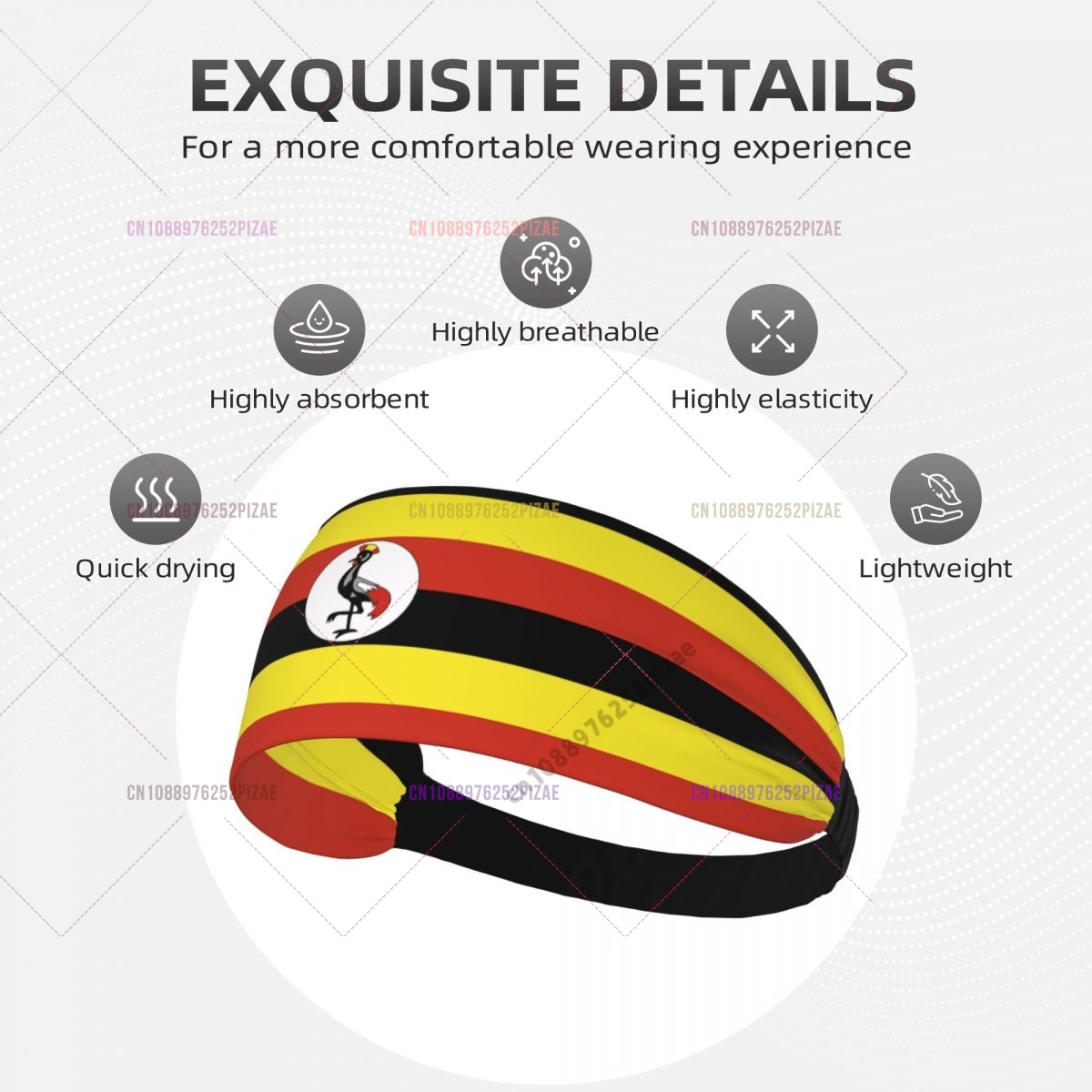 Uganda Flag Men Women Bands El - Men Fashion Uganda recension och pris