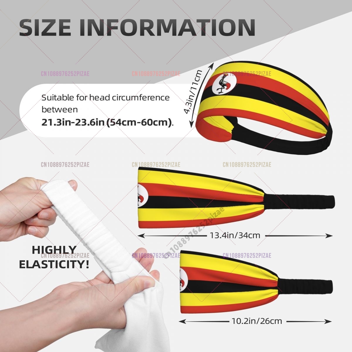 Uganda Flag Men Women Bands El - Men Fashion Uganda recension och pris