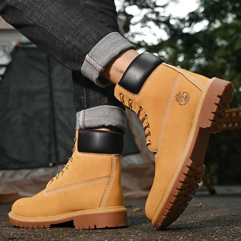 Boots Men High Top Boots High  - Fashion Men'S Boots recension och pris