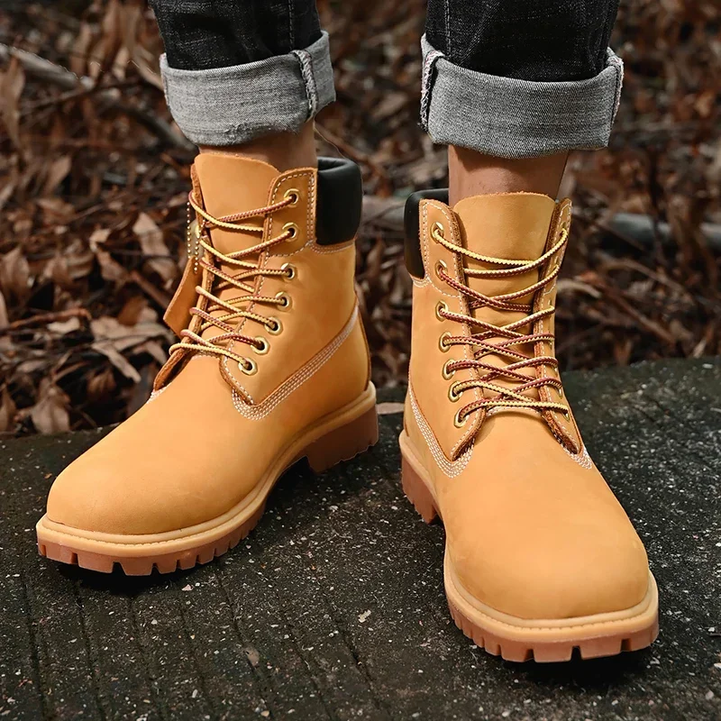 Boots Men High Top Boots High  - Fashion Men'S Boots recension och pris