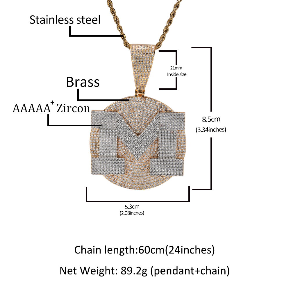 TBTK Custom Initial Letter Rou - Men Fashion King recension och pris