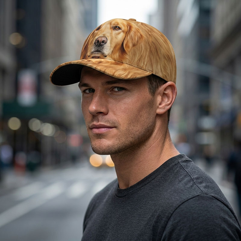 Golden Retriever Dog Baseball  - Trucker Hat Cap recension och pris