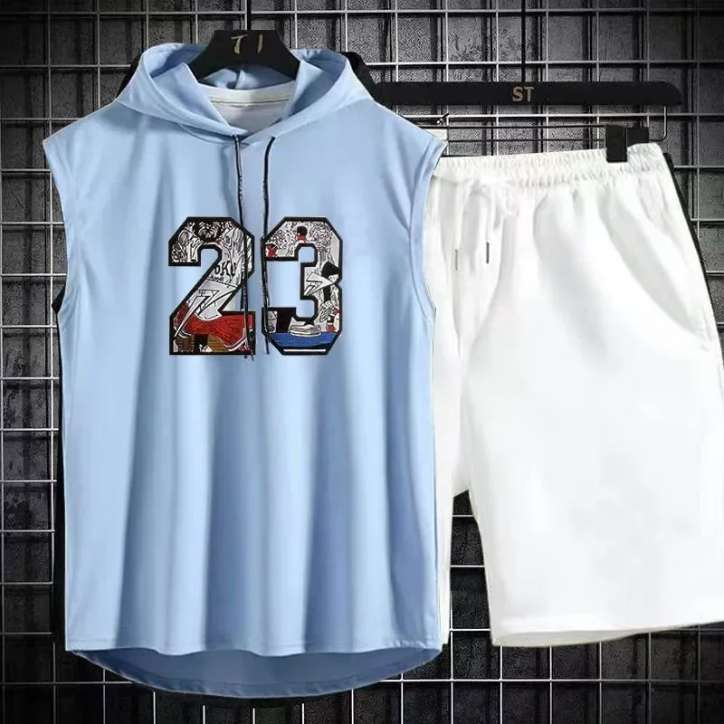 Brand  Summer Men's Two Piece  - Men'S Fashion Brand recension och pris