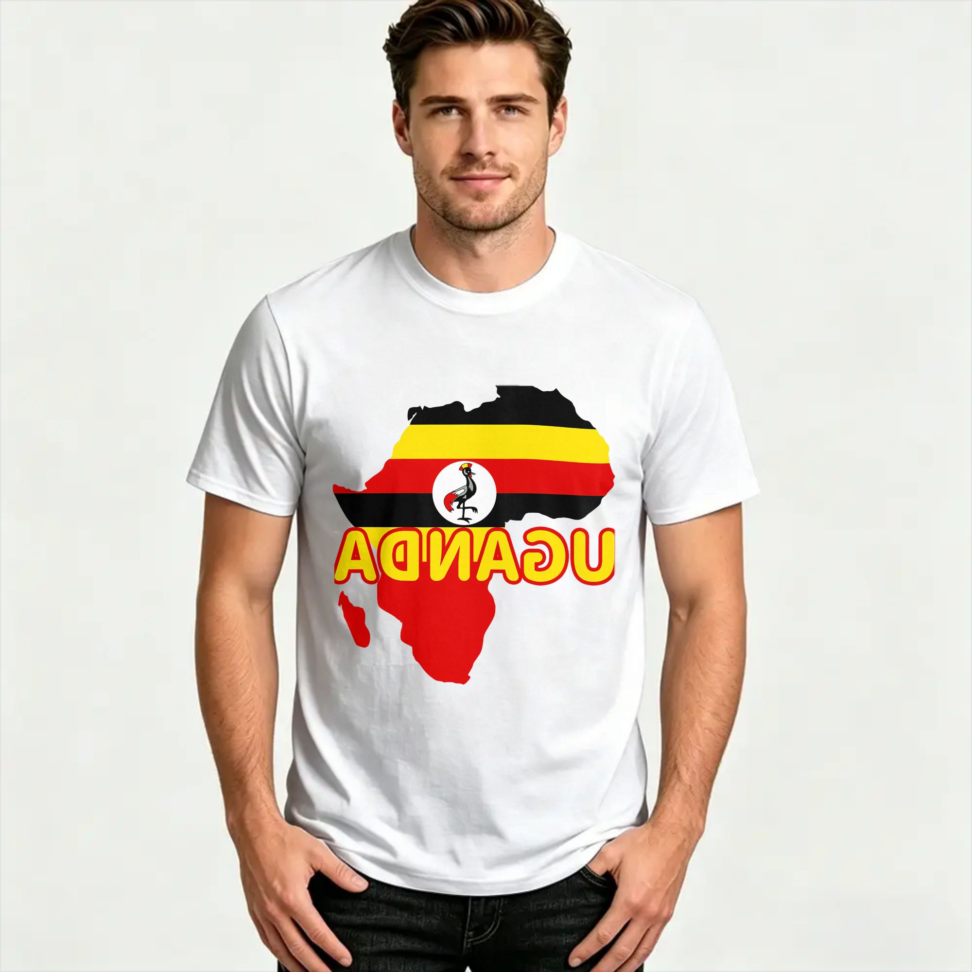 Uganda Ugandan Pride Flag Map  - Men Fashion Uganda recension och pris