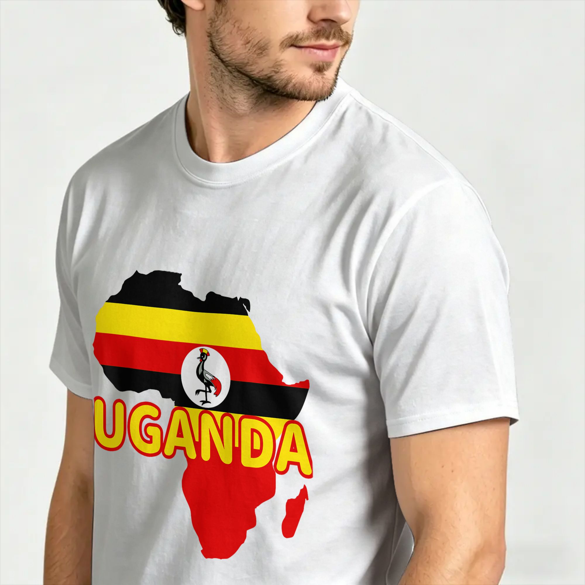 Uganda Ugandan Pride Flag Map  - Men Fashion Uganda recension och pris